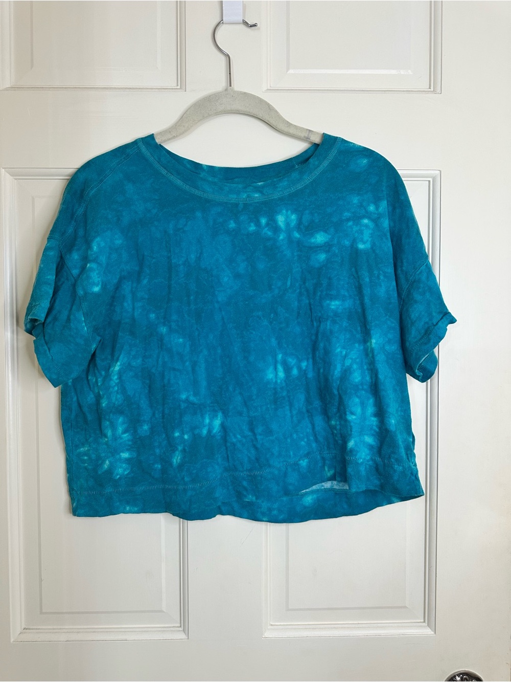 Teal Tie-Dye Crop Tee - Old Navy Girl Tops size XXL